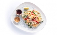 Thai Style Rice Noodle with Shrimp