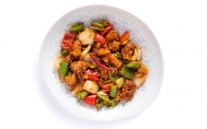 Spciy Calamari with Peanuts