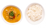 Chicken with Red Curry Sauce