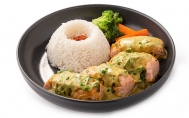 Thai Usulü Köri Soslu Somon