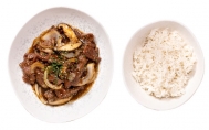  Beef Bulgogi/ Sade Pilav 